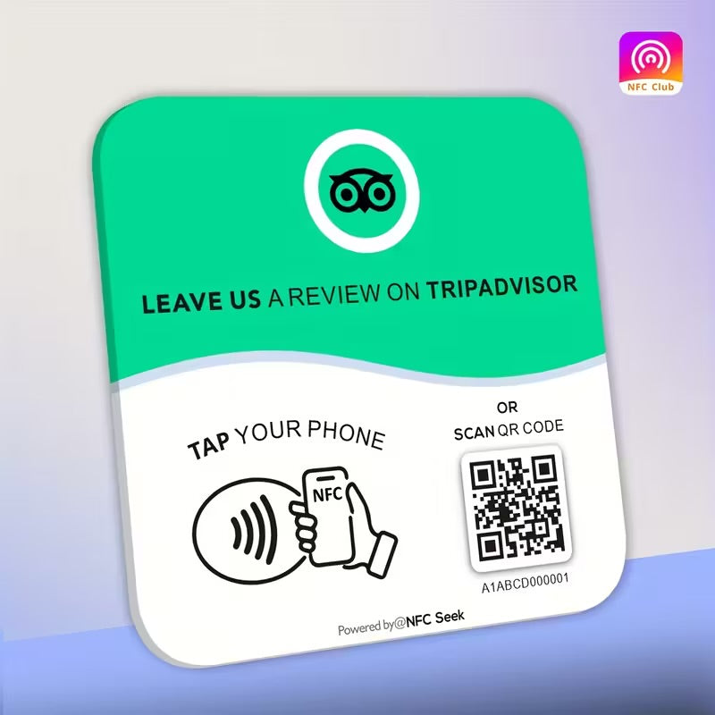 TripAdvisor NFC stand