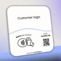 Gepersonaliseerde logo Google review stand