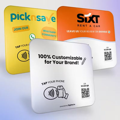 Gepersonaliseerde logo Google review stand