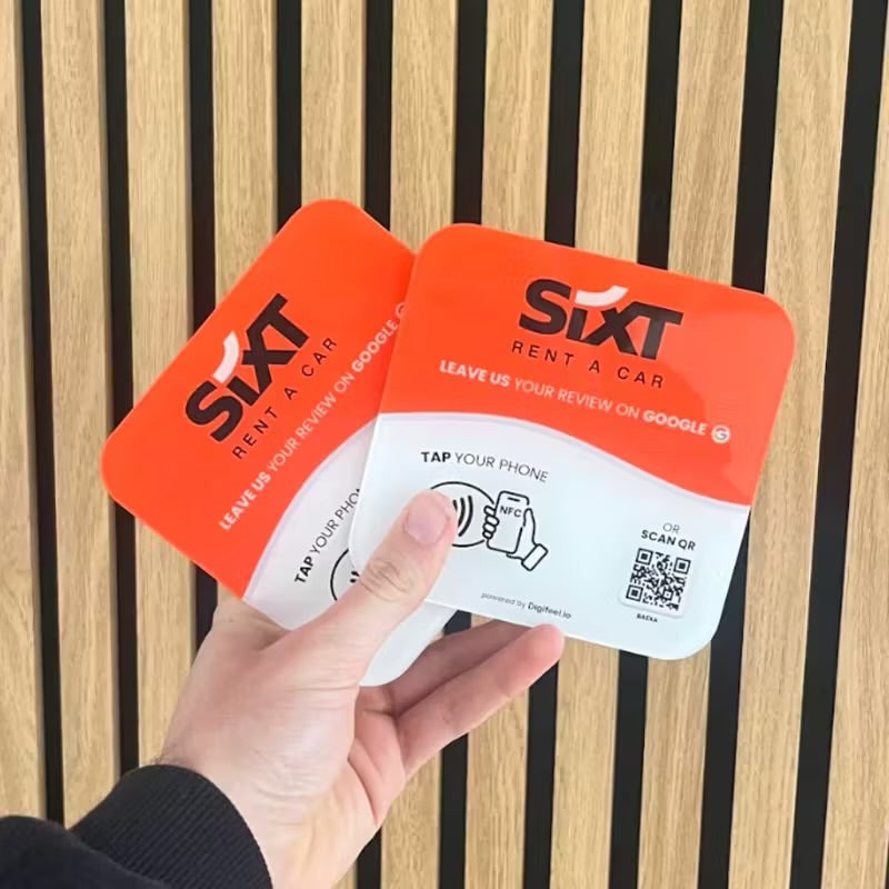 Gepersonaliseerde logo Google review stand